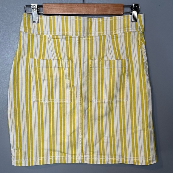 NWT LOFT Striped Pocket Shift Skirt - Picture 9 of 12